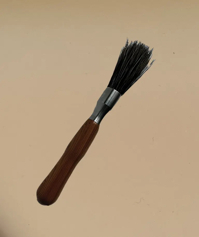 Coffee or Pastry Brush in Yew