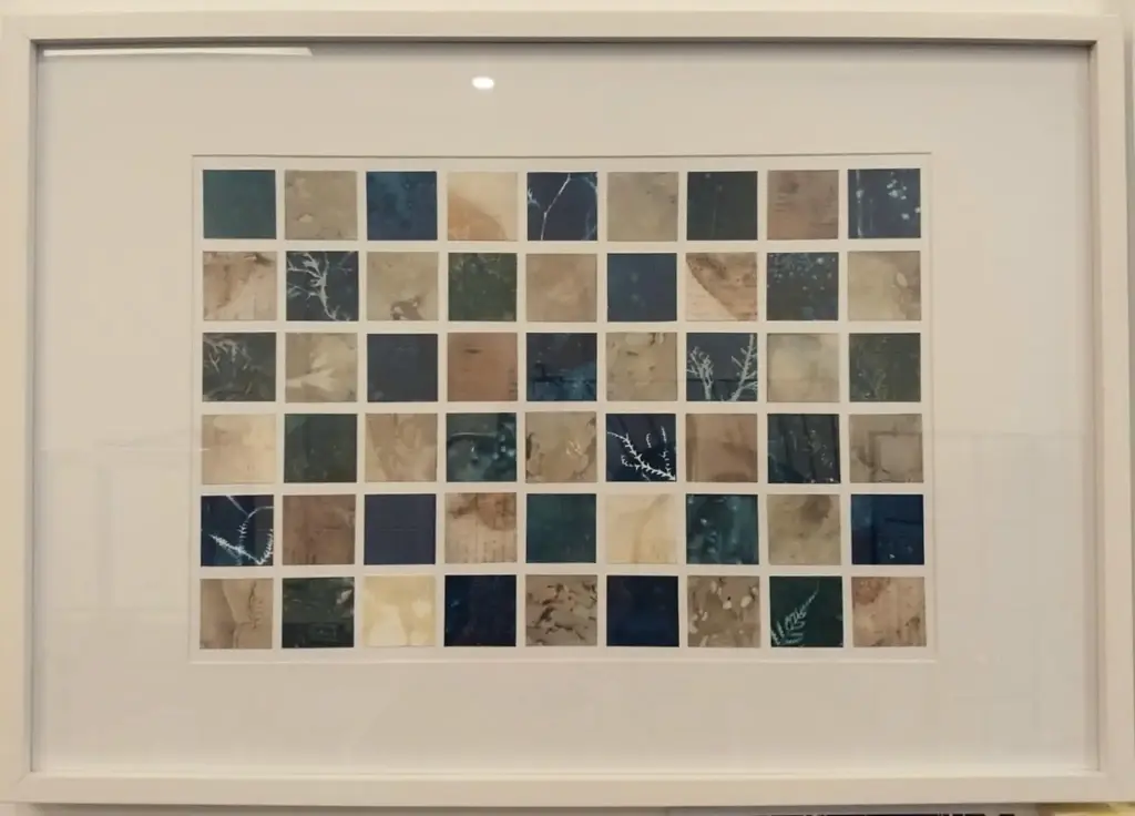 Nature's Mosaic in Cyanotype & Eco-print