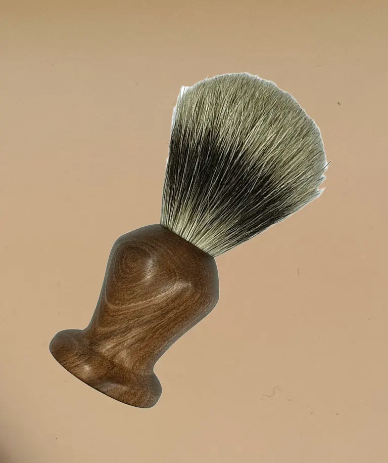 Shaving Brush in Black Totara