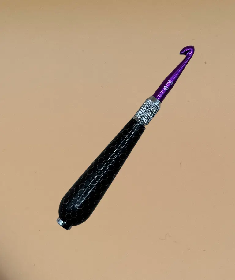 [CROC13-RBKH] Crochet Hook set in Black Honeycomb (13cm)