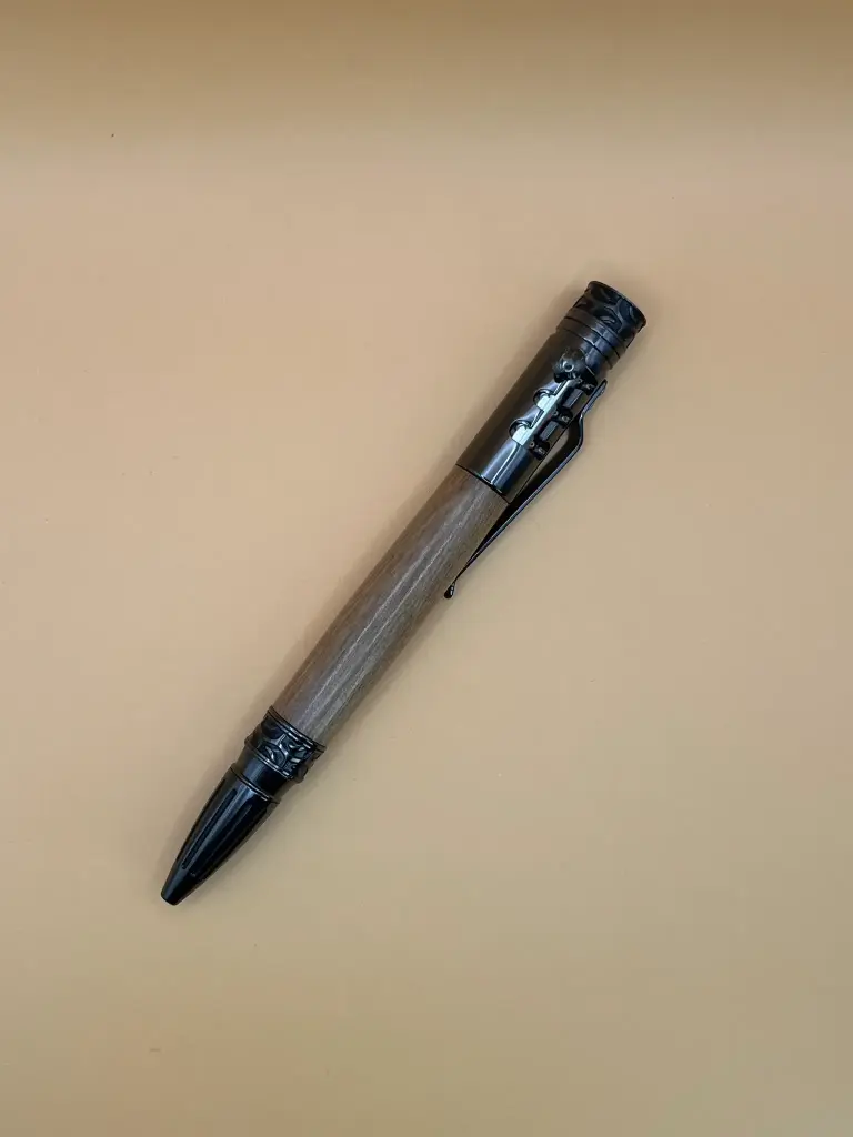 Stick Shift Pen in Ash (Gold)
