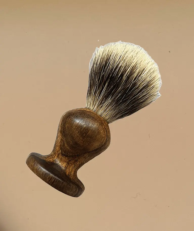 Shaving Brush in Oak