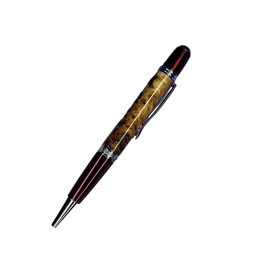 Ballpoint Pen in Wood Burl
