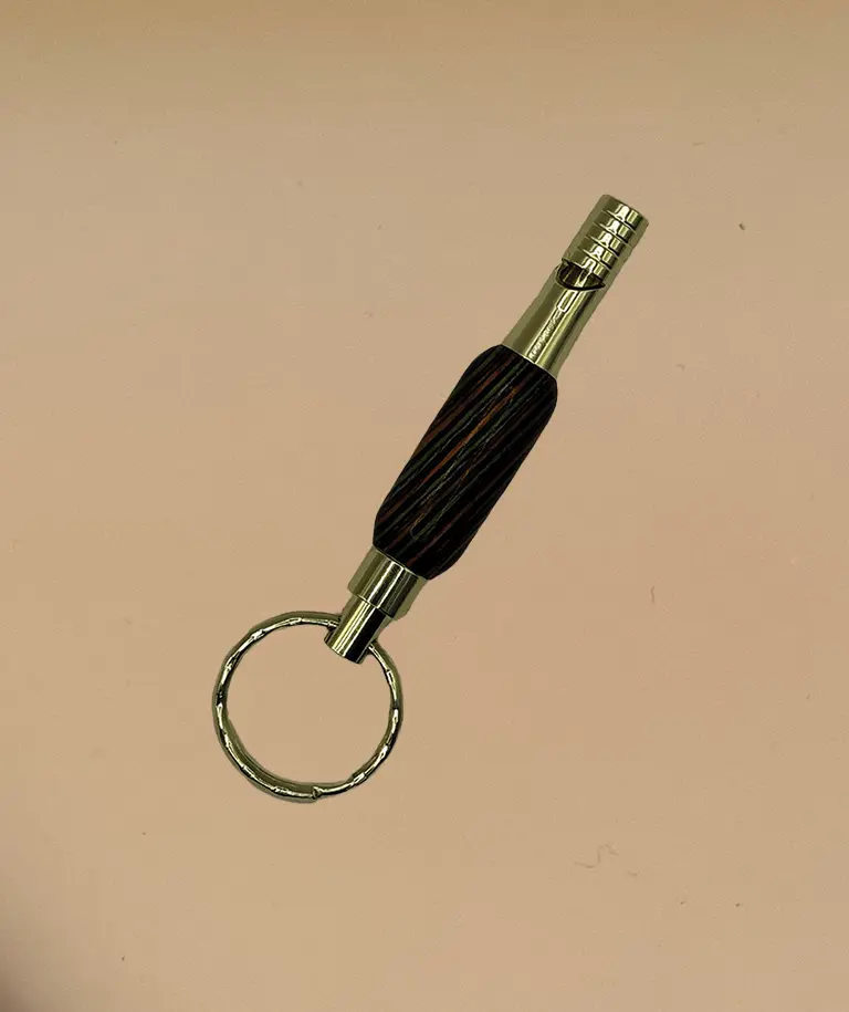 Whistle in Rainbow Laminated Wood