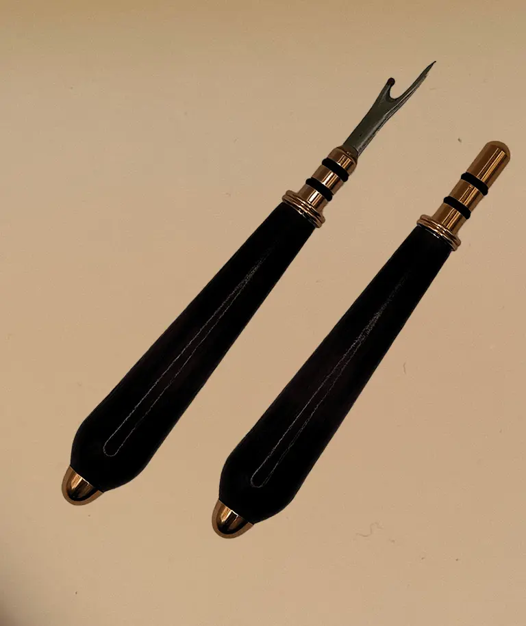 Seam Ripper in Red Beech Burl & Resin
