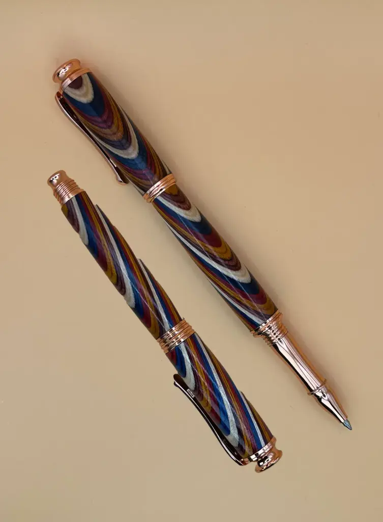 Fountain Pen in Rainbow wood