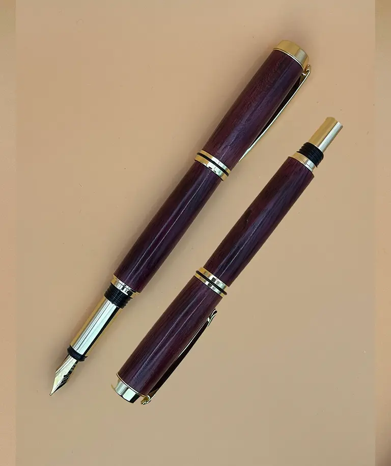 Fountain Pen in Purpleheart