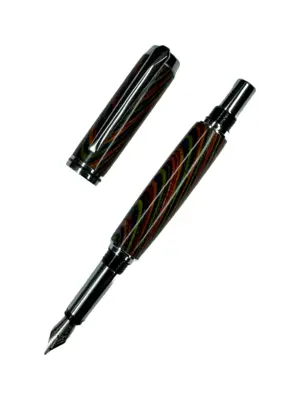Fountain Pens in Rainbow Wood