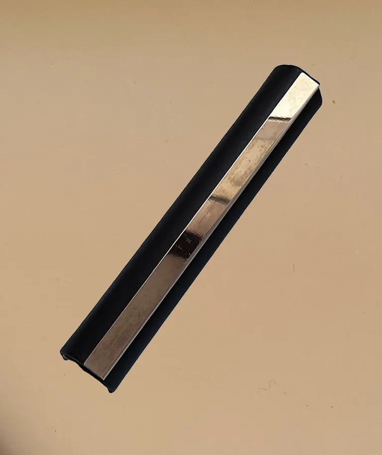 Pen Case - Magnetic Black Leather