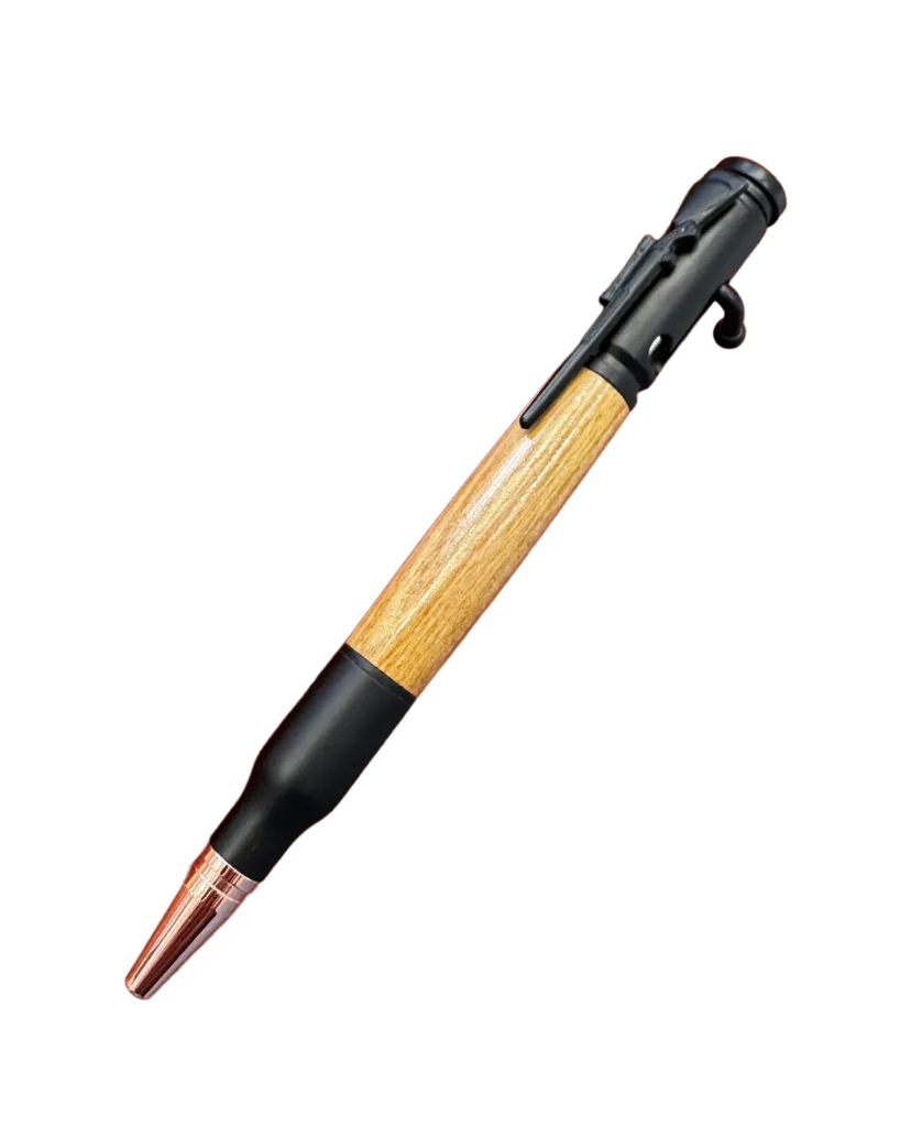 Rifle Bolt Action Ballpoint in Rimu