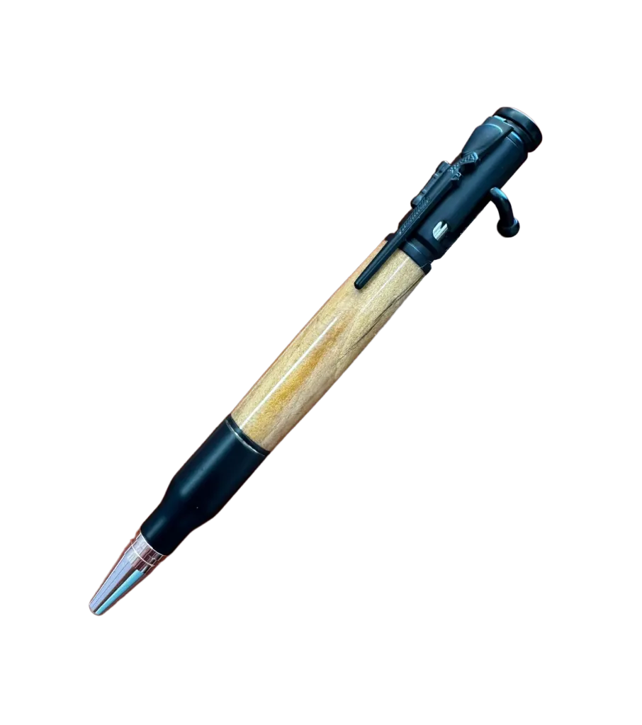 Rifle Bolt Action Ballpoint in Kauri
