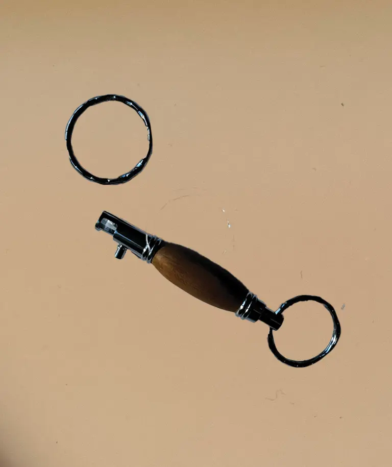 Detachable Keyring in Pohutukawa