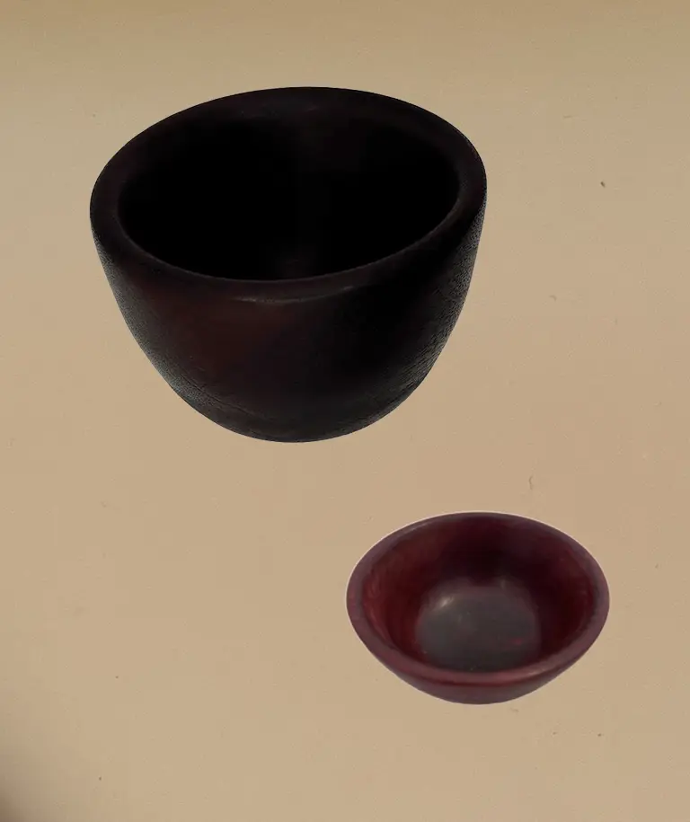 Shaving Bowl in Purpleheart