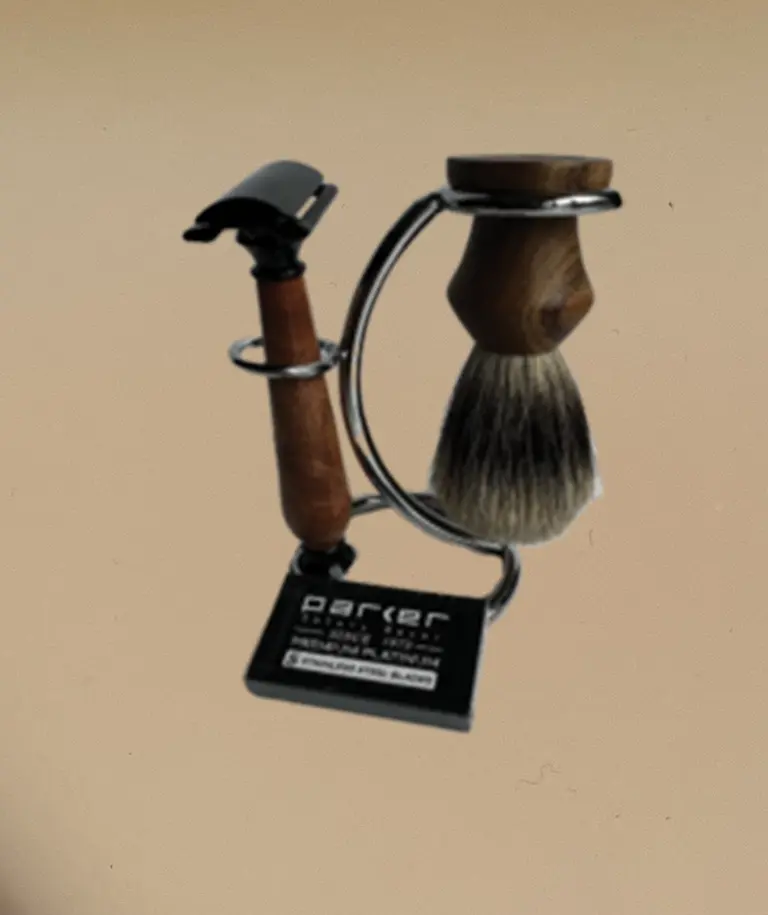 Shaving Essentials in Purpleheart