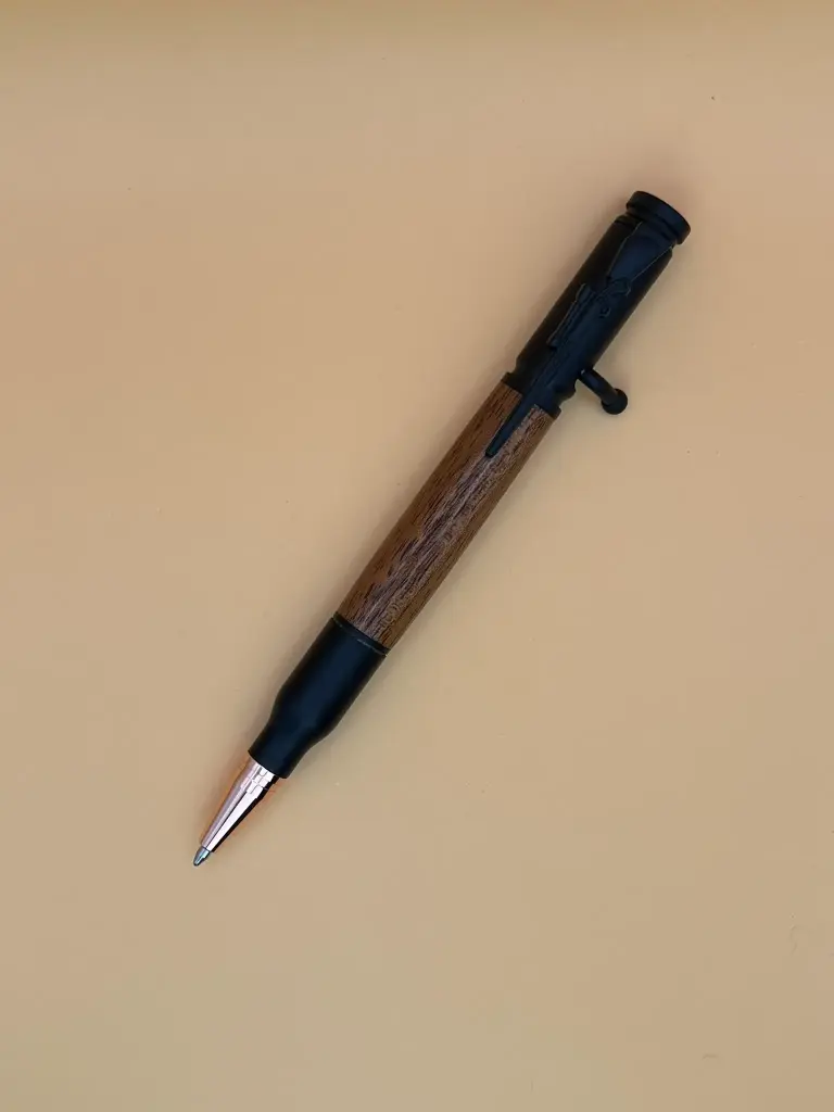 Rifle Bolt Action Ballpoint Pen in Pohutukawa