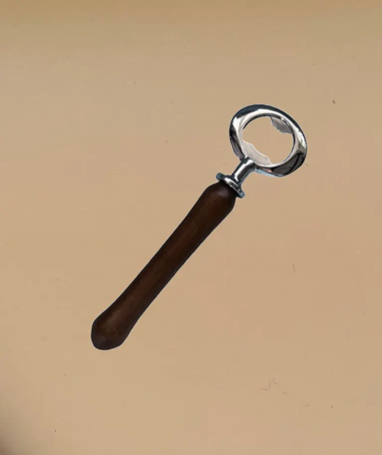 Bottle Opener in Black Totara