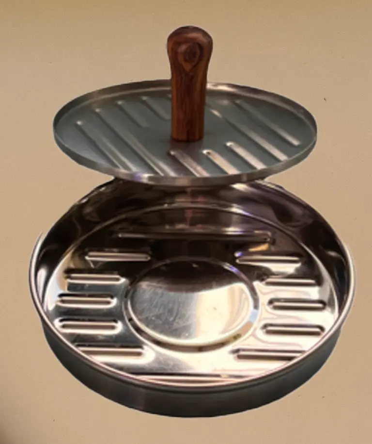 Burger Press in Black Totara